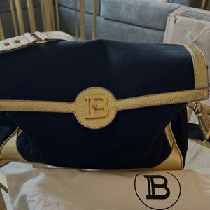 Balmain Black Logo Changing Bag